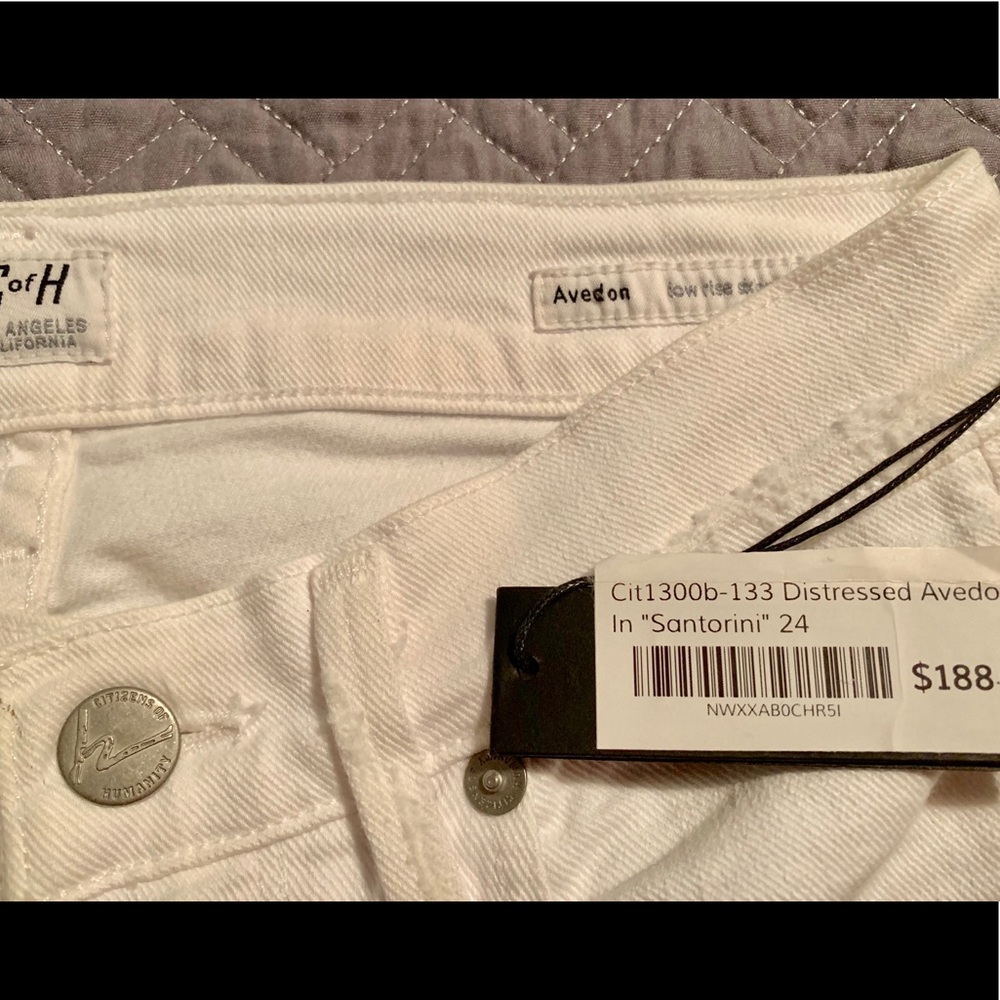 Citizens of Humanity NWT Avedon white jeans